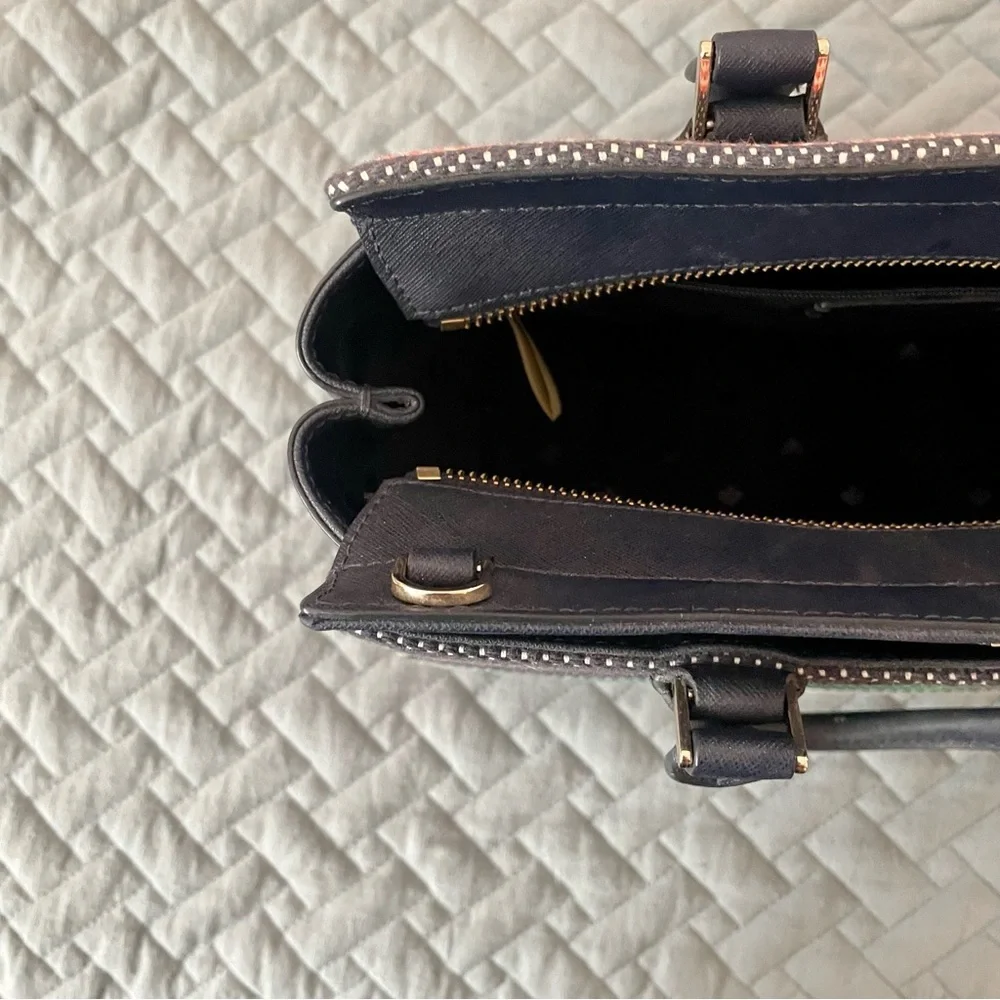 Kate Spade boardwalk stripe satchel - Picture 10 of 11